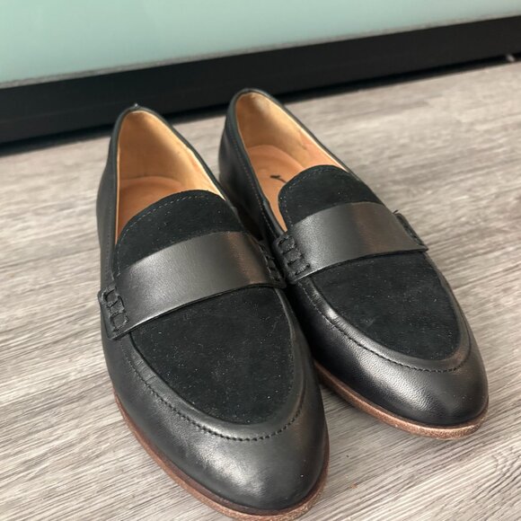 Madewell "The Alex Loafer in Leather" and Suede - Women's 6 - Picture 4 of 8
